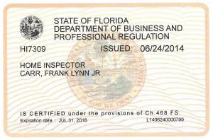 status of my license florida
